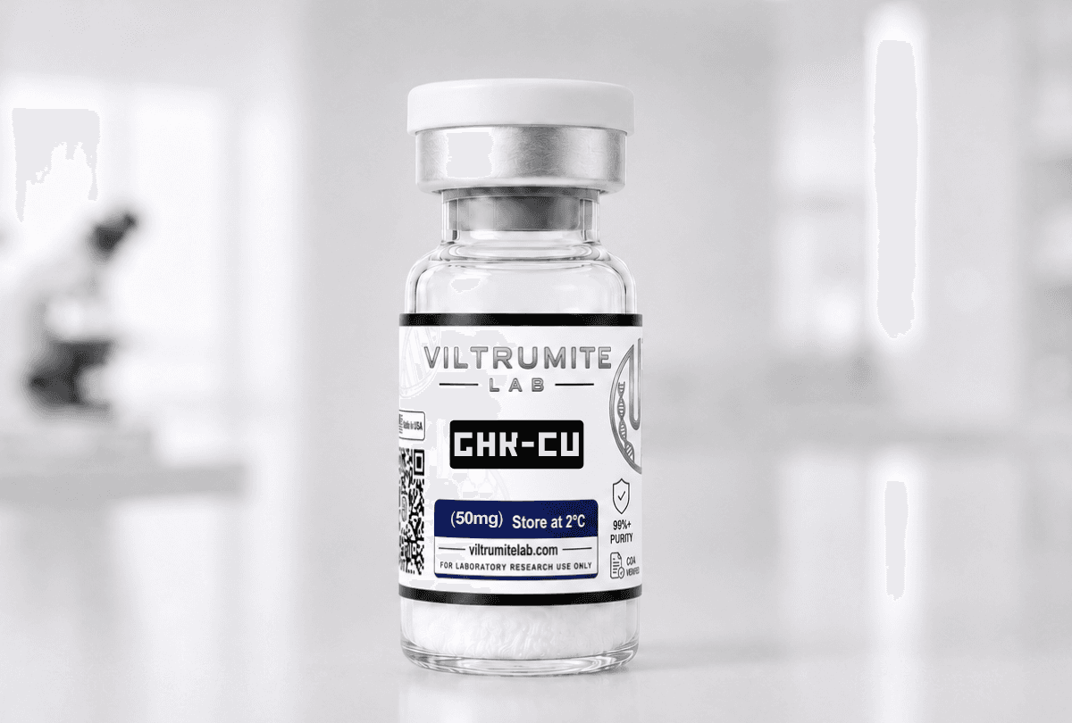 GHK-Cu vial and packaging