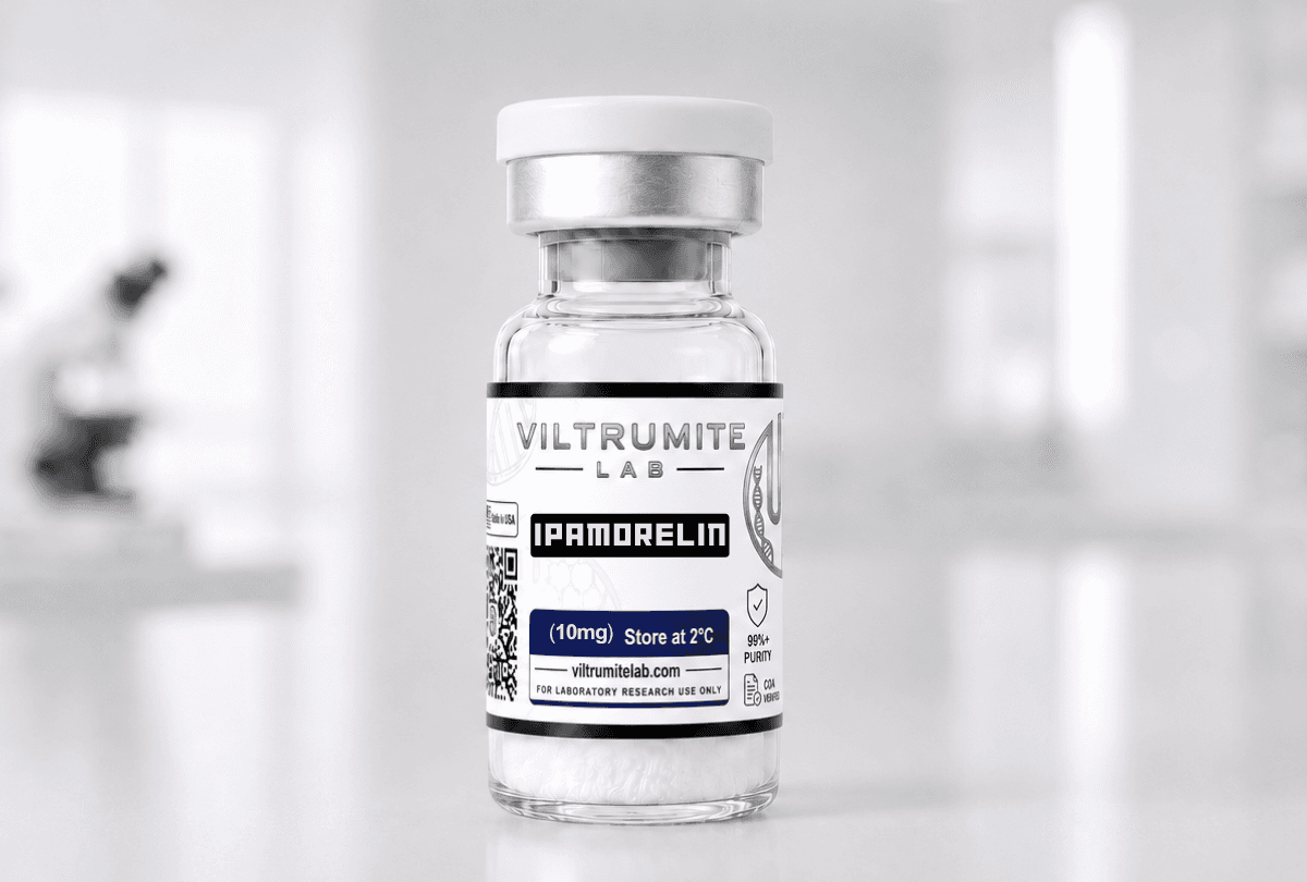 Ipamorelin vial and packaging