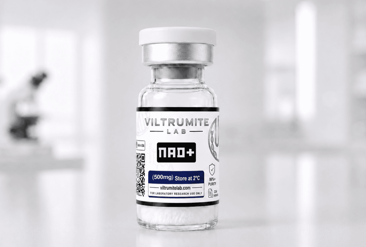 NAD+ vial and packaging