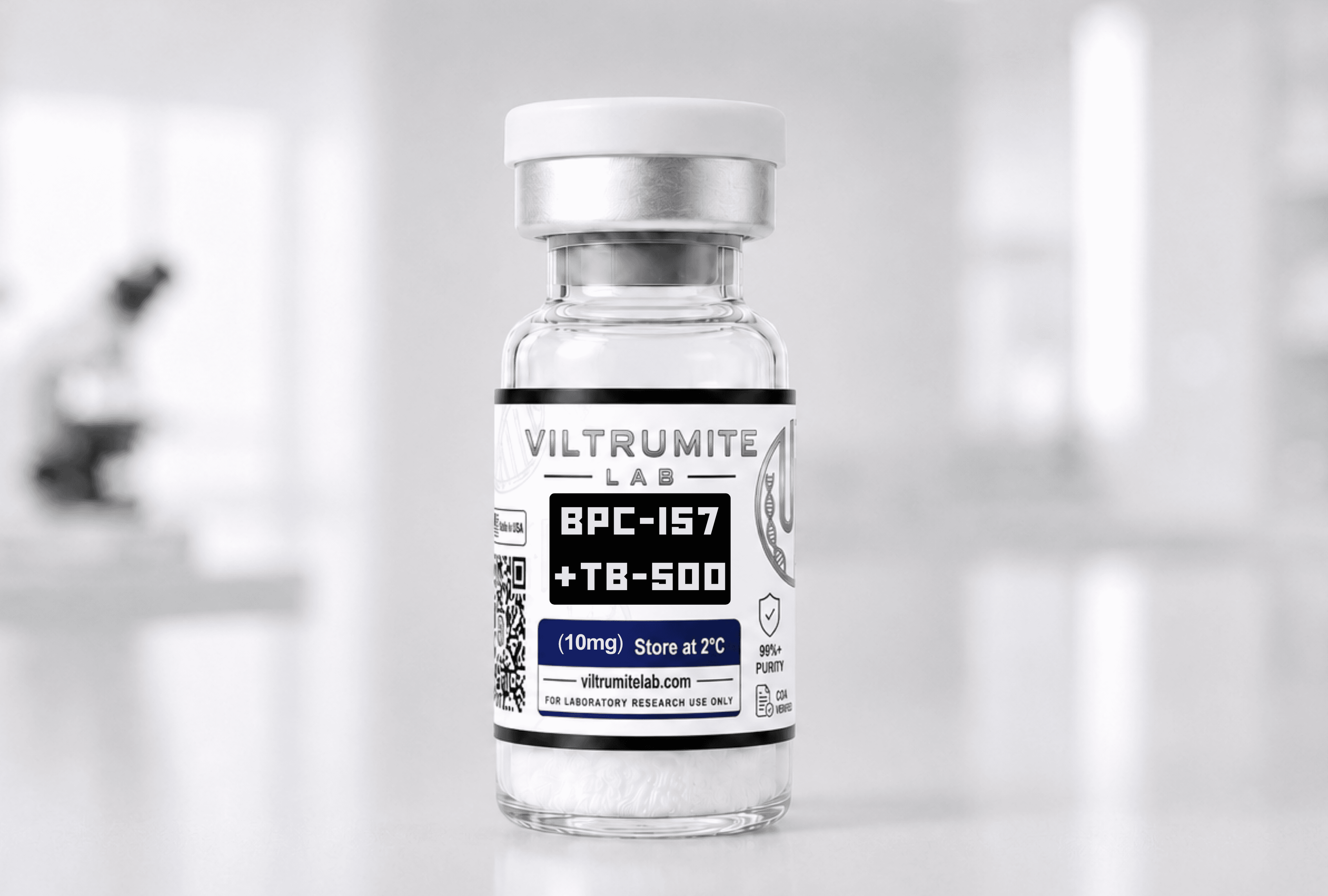 BPC-157 + TB-500 vial and packaging