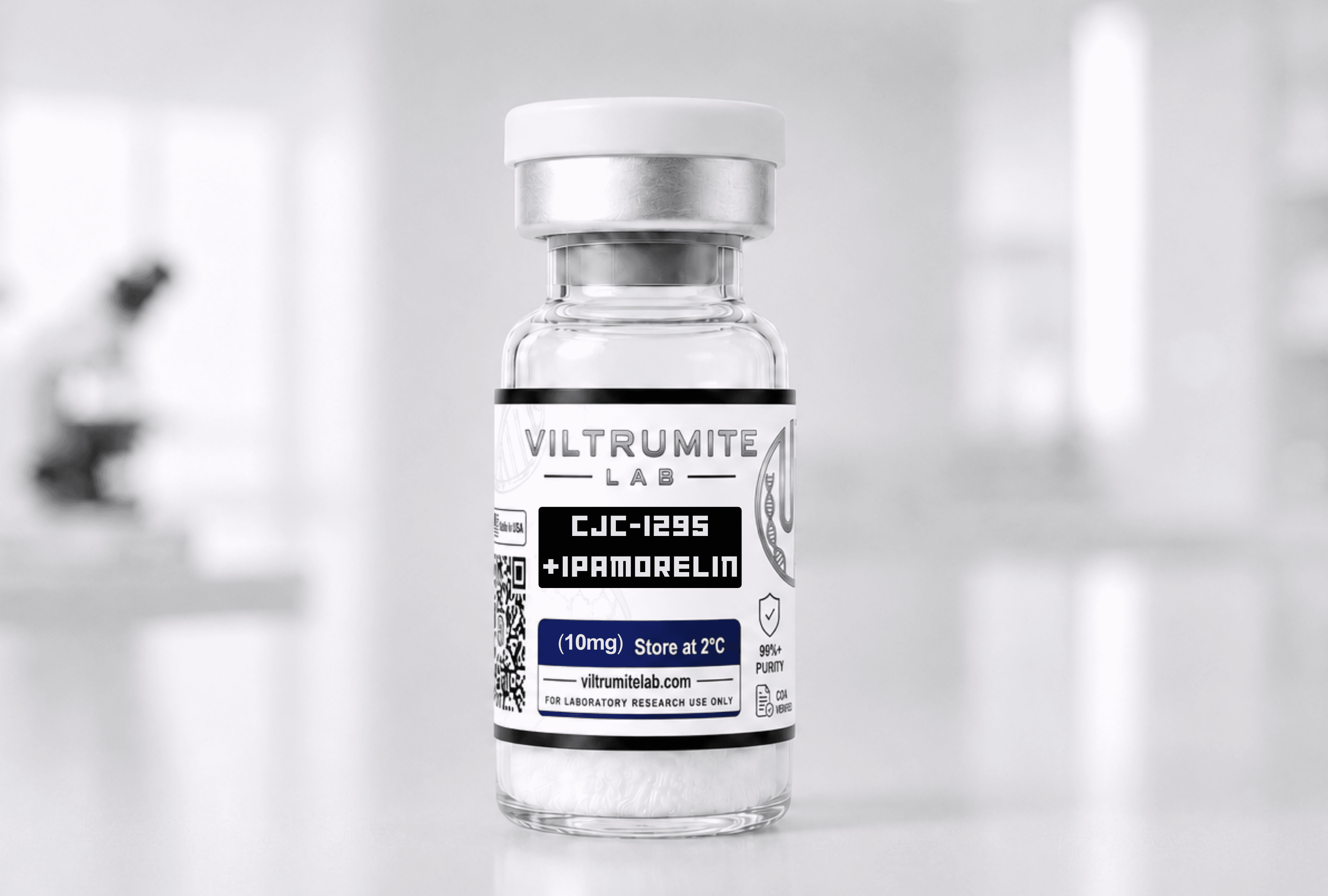 CJC-1295 + Ipamorelin vial and packaging