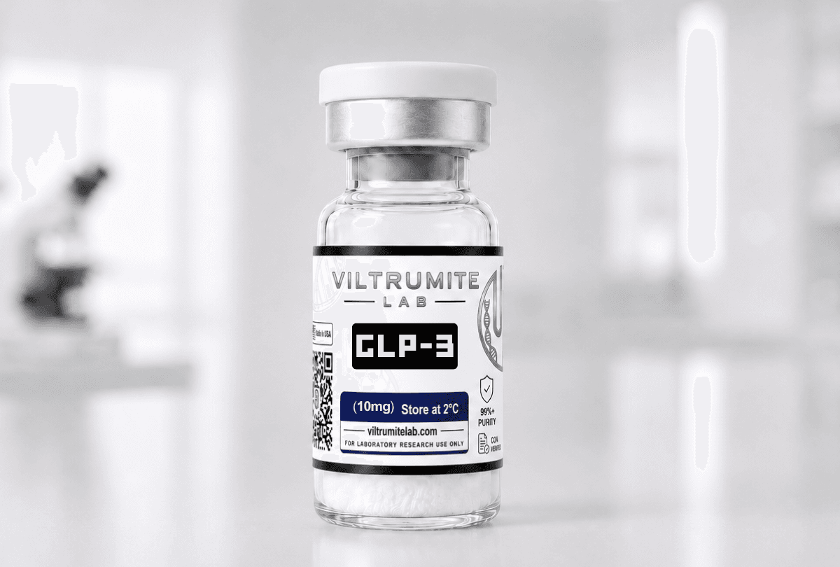 GLP-3 vial and packaging